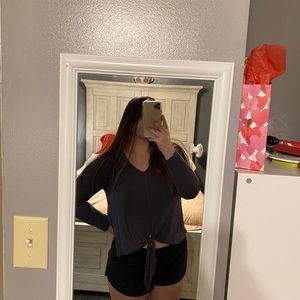 boutique knotted top